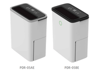 Deshumidificador Portátil de 6L, 150W, Bajo Ruido, Pequeño Deshumidificador Refrigerativo para Dormitorio y Sala de Estar