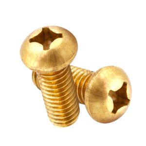 Bakır m1.6 tava başlı vidalar çapraz gömme başlı tam dişli küçük cıvata pirinç metal dişli standart m1.6 - Product Image 3