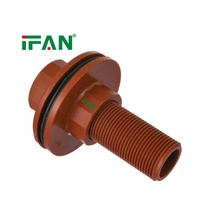 Raccords PPH PN25 pour réservoirs, raccords filetés PPH, raccords de tuyauterie PPH, directement de l'usine IFAN