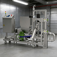 Industriële voedselveilige roestvrijstalen multifunctionele sapcentrifuge productielijn voor fruit, melk en noten 3000kg/u