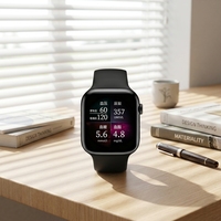 Montre connectée avec écran TFT carré, IP67, pour surveiller l'acide urique, la fréquence cardiaque et les modes de sommeil