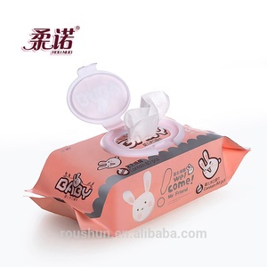 Rounuo flip-top paquete fácil de usar libre de fragancia <span class=keywords><strong>madre</strong></span> Facial toallitas para bebé - Product Image 6