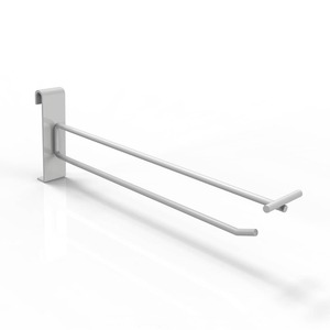 Crochet mural en fer de 5.8mm robuste sur support d'affichage à double fil - Product Image 1