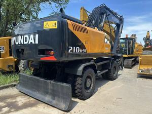 Excavadora de Ruedas Usada Hyundai R210 210W-9T en Venta, Excavadora de Ruedas Usada Original Hyundai 220LC, Equipo Pesado - Product Image 2