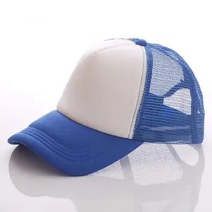 Özel örgü Snapback şapka boş file şapka kamyon şoförü şapkası düz toptancı Snapback şapka