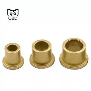 ตลับลูกปืนกราไฟท์สีเงินแบบไม่ใช้น้ำมันรุ่นทนทานทำจากทองเหลืองทองแดงก่อสร้างแบบไม่ใช้น้ำมัน - Product Image 4