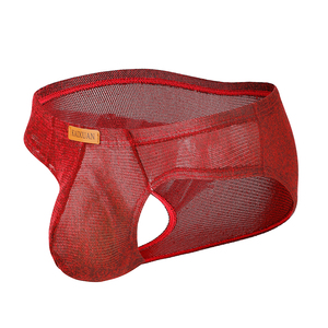 Caleçons pour hommes en polyester et élasthanne, respirants, tricotés, écologiques, à séchage rapide, <span class=keywords><strong>taille</strong></span> basse, multicolores, avec grande poche bombée, vente en gros, prêts à expédier - Product Image 5