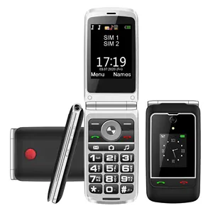 MTK6276芯片2.8英寸功能手机，带3G WCDMA网络双屏翻盖手机