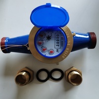 Alta precisión 1/2 '3/4' 1 'Medidor de agua de fácil instalación Mantenimiento mecánico de bajo costo para uso residencial/comercial