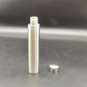 Meilleur vendeur personnalisé 1oz 30ml Portable en acier inoxydable Tube Mini flasque pour femmes et hommes alcool <span class=keywords><strong>whisky</strong></span> et élégant - Product Image 4