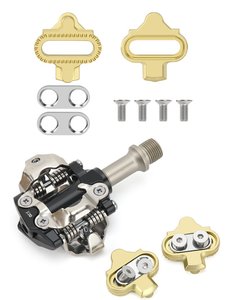 Cleats para Bicicleta de Montaña RIDERACE, Compatibles con <span class=keywords><strong>Shimano</strong></span>, <span class=keywords><strong>Pedales</strong></span> Autoblocantes <span class=keywords><strong>SPD</strong></span>, <span class=keywords><strong>Pedales</strong></span> <span class=keywords><strong>SPD</strong></span> de Liberación Múltiple, Accesorios de Ciclismo - Product Image 2