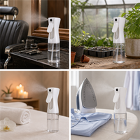 Pulvérisateur à gâchette rechargeable haute pression à brume fine continue pour salon de coiffure, arrosage de plantes et nettoyage facial OEM