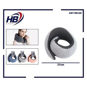 Almohada de Viaje en Forma de U con Espuma Viscoelástica Hb Sport de 27 cm, Cojín de Soporte para el Cuello - Product Image 3