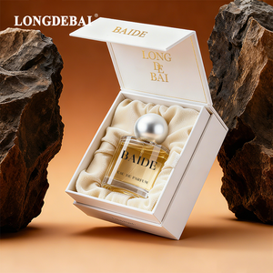 High End Designed Premium Cylinder Empty Crimp Perfume <b>Glass</b> Bottle 30ml 50ml 100ml Clear Perfume Bottle with round cap - Product Image 4