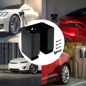 J1772 Wall Mounted <b>Charging</b> <b>Cable</b> Holder For Electric Vehicle Tesla <b>Charging</b> Gun Storage Stand ABS Material - Product Image 2