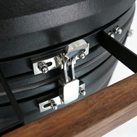 Parrilla de Carbón Auplex Kamado Big Joe de 27 Pulgadas, Parrilla de Cerámica para Barbacoa con Carrito, Cocina Exterior para Jardín, OEM