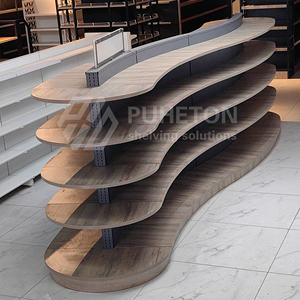 Tùy chỉnh ánh sáng nhiệm vụ kim loại Gondola Kệ siêu thị giá trong các kích cỡ khác nhau - Product Image 5