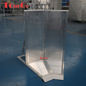 TourGo alluminio eventi barriera concerto barricata pannelli mobili portatili in metallo controllo folla scherma barriera evento stampato - Product Image 4