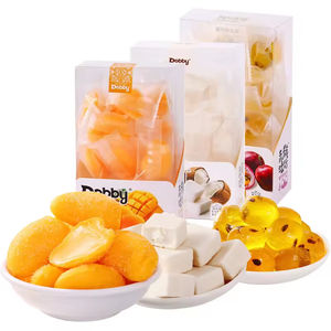D0bby <span class=keywords><strong>Juicy</strong></span> Candy Q-Ball Mango Blanco Melocotón Fresa Uva Sabor Gummy Snacks Caja Embalaje Certificado Halal Fruity Sweet - Product Image 4