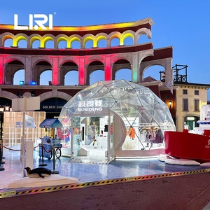 เต็นท์บ้านโดมพีวีซีใสชั่วคราวสำหรับร้านป๊อปอัปกลางแจ้งและงานเปิดตัวสินค้าพร้อมความร้อน - Product Image 1