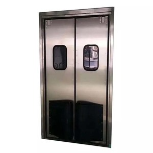 <span class=keywords><strong>Porte</strong></span> battante industrielle double en acier inoxydable 304 résistante aux chocs pour entrepôt - Product Image 4