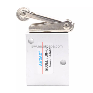 Vanne mécanique à rouleau pneumatique <span class=keywords><strong>G1</strong></span>/4 "série JM 3 voies JM-06 JM-05 JM-07 JM322R Vanne de commande manuelle manuelle à air JMJ-07 JM322R - Product Image 4