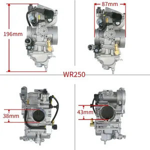 38mm FCR Motosiklet Karbüratörü Kei Hin Suzuka Rmz450 Hon Da CRF450R WR250F YZ250F Ka Wasaki Klx450r Kx450f Ya Maha Wr400f için - Product Image 2