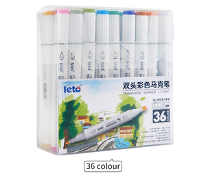 Spidol Berbasis Alkohol Superior Spidol Gambar Ujung Ganda Penanda PenTouch Total 80 Warna dengan Wadah - Product Image 5