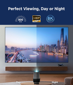 Projecteur de plafond domestique intelligent 8000 ANSI avec autofocus, WiFi 6, Bluetooth, <span class=keywords><strong>Google</strong></span> <span class=keywords><strong>TV</strong></span>, commande vocale, <span class=keywords><strong>4K</strong></span>, 3D, pour films en extérieur aux États-Unis - Product Image 3