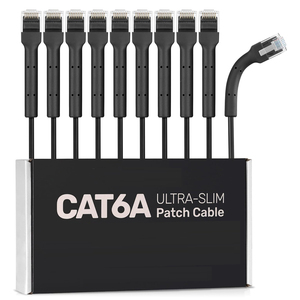 <span class=keywords><strong>Cable</strong></span> de Red de Cobre <span class=keywords><strong>UTP</strong></span> Sin Blindaje CAT6A, Delgado y Flexible, con Ángulos Rectos, Categoría 6, <span class=keywords><strong>Cable</strong></span> Ultrafino - Product Image 4
