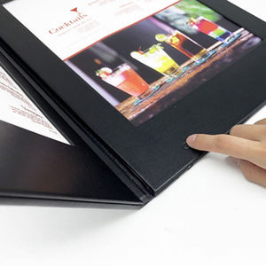 ที่ครอบไฟ LED ปรับแต่งได้3หน้าพร้อมไฟ LED เมนูเรืองแสงในคลับ - Product Image 4