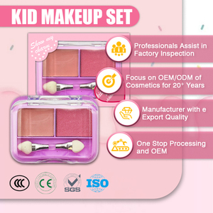 <span class=keywords><strong>Palette</strong></span> Ombretti Lavabile per Bambine 2 Colori Sicura Non Tossica Cosmetici per Bambini Giocattolo di Bellezza con Espositore - Product Image 4