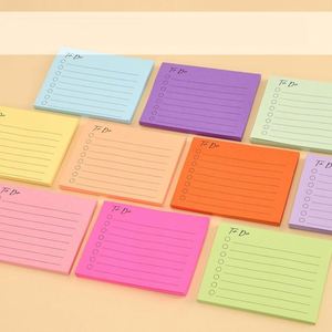 Nouveauté : Blocs-notes adhésifs colorés pour liste de tâches, rappels et liste de choses à faire quotidiennes, portables - Product Image 3