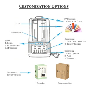 Máquina Eléctrica Automática para Hacer Leche de Almendras y Avena para Uso Doméstico, Máquina para Hacer Leche de Frutos Secos OEM con Autolimpieza y Diseño Desmontable - Product Image 6