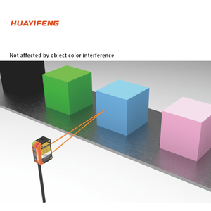 Sensor de supresión de fondo láser NO/NC de 4 hilos, detección de alta precisión sin interferencia del color de fondo - Product Image 2