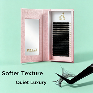 Extensions <span class=keywords><strong>de</strong></span> cils noirs mats en gros 0.03, aspect naturel, extensions <span class=keywords><strong>de</strong></span> cils en cachemire marron, fournitures pour extensions <span class=keywords><strong>de</strong></span> cils, plateaux <span class=keywords><strong>de</strong></span> cils à marque privée - Product Image 1
