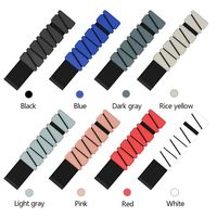 Bracelet de poignet et sangle de cheville lestés en silicone et fer, 2 lb, ajustables, colorés, avec logo personnalisé, pour yoga et fitness
