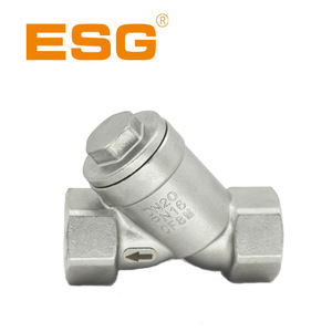Válvula de Retención de Resorte Tipo Y de Acero Inoxidable ESG 304 con Rosca Interna, Válvula Unidireccional para Agua y Vapor DN15 a DN50 - Product Image 2