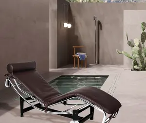 Le Corbusier LC-4 Stil Replica Chaise Lounge Chair Mid Century Modern für Wohn-/Schlafzimmer