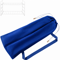 Sac de rangement de luxe pour règle et plateau de Mahjong, pochette de transport en velours à cordon avec double compartiment pour ensemble de jeu de Mahjong américain à domicile