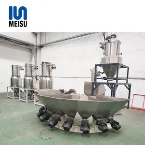 Small Stainless Steel Powder Formula Mixing Line For Dosing Cookie And Brownie Plastic Mixer