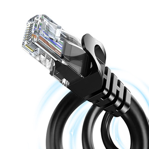 สายอีเธอร์เน็ต D-Sunty Cat6 UTP 24AWG สายแพทช์ PVC แบบตัวนำเดี่ยว 8 เส้น RJ45 ทองแดงแท้ 1ม.-100ม. มาตรฐาน RoHS สายกลม - Product Image 4