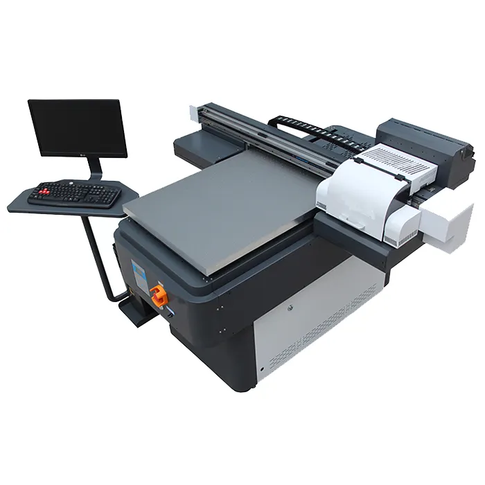 Cina produsen harga murah kecepatan tinggi multi-warna mesin cetak flatbed uv printer