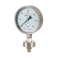 Diaphragme de manomètre de service haute pression, manomètre à diaphragme mécanique série PSG en acier inoxydable 316L OEM, ODM CN;JIA 316SS