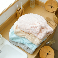 Serviette de bain absorbante en polaire corail réutilisable, antidérapante et à séchage rapide pour le visage, idéale pour la maison, l'hôtel, les cadeaux, le SPA/YOGA