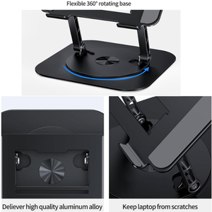 Dobrável ajustável Laptop Suporte para <span class=keywords><strong>10</strong></span> '-17' Tablets Novo Suporte Desktop Laptop Suporte Suporte Suporte - Product Image 3