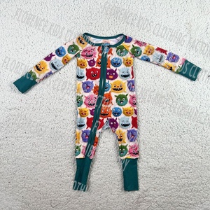 DH ODM vendita calda moda nuovo design bambino bambino bambino <span class=keywords><strong>dinosauro</strong></span> pagliaccetto personalizzato <span class=keywords><strong>pigiama</strong></span> di bambù bambino - Product Image 2
