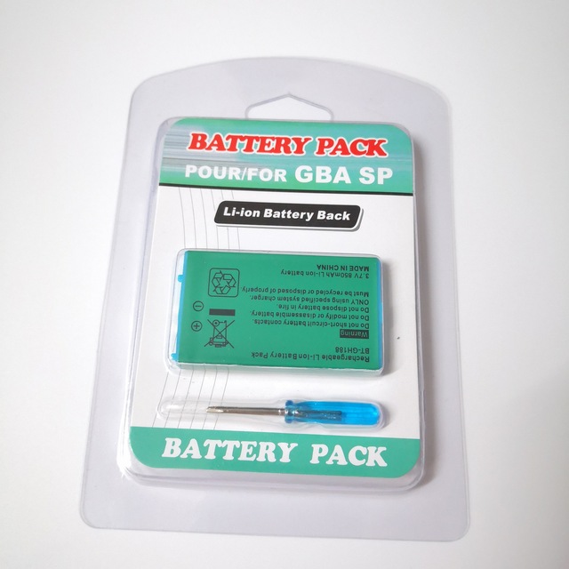 GBA Consoles Have Built-in Batteries