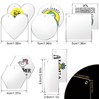 Mini porte-clés personnalisé en gros pour CD, porte-clés DIY avec impression UV, boîtier d'album vierge en PVC et alliage, anime