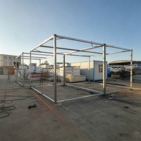 Abri ignifuge pour camp minier, 20 pieds, démontable, installation rapide, vente en gros, 40 pieds, préfabriqué, ISO CE, prix usine, cadre de conteneur ISO